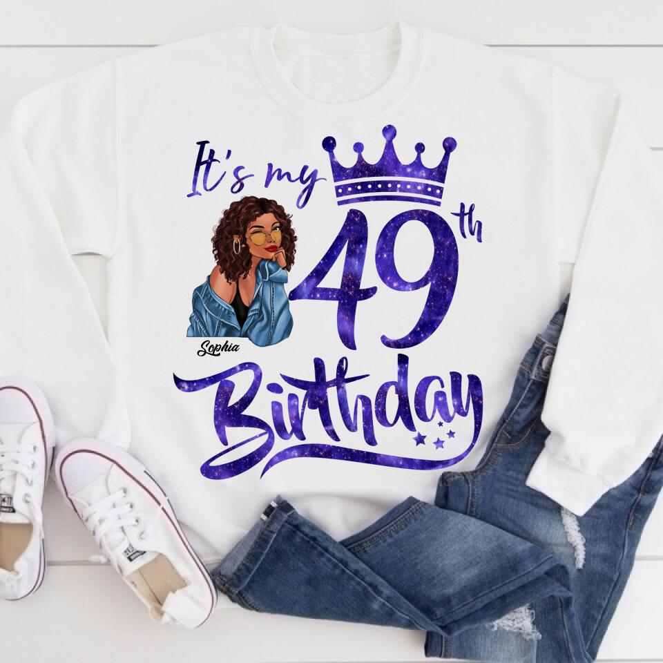 49th Birthday Shirts, Custom Birthday Shirts, Turning 49 Shirt, Gifts For Women Turning 49, 49 And Fabulous Shirt, 1973 Shirt, 49th Birthday Shirts For Her, It&#39;s My 49 Birthday