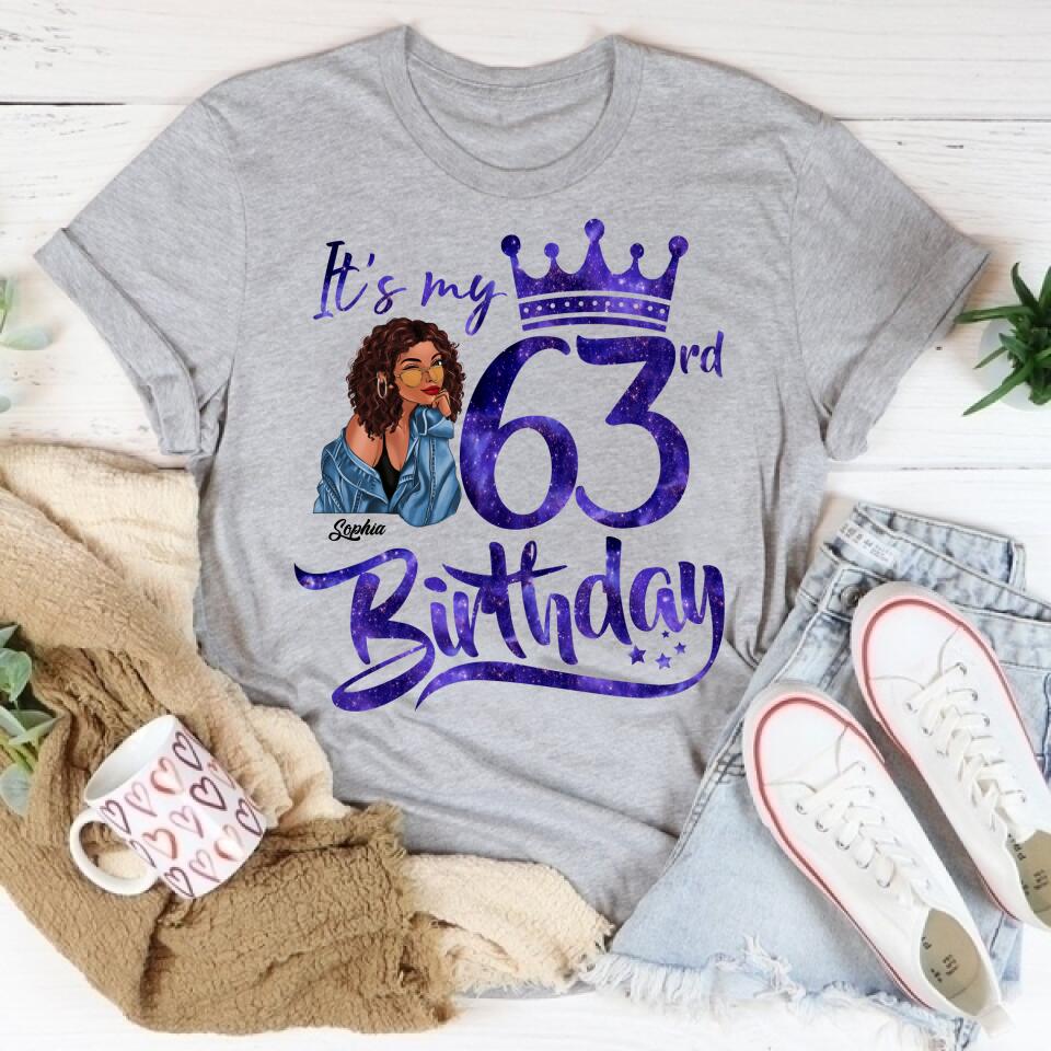 63rd Birthday Shirts, Custom Birthday Shirts, Turning 63 Shirt For Women, Turning 63 And Fabulous Shirt, 1959 Shirt, Best Gifts For Women Turning 63
