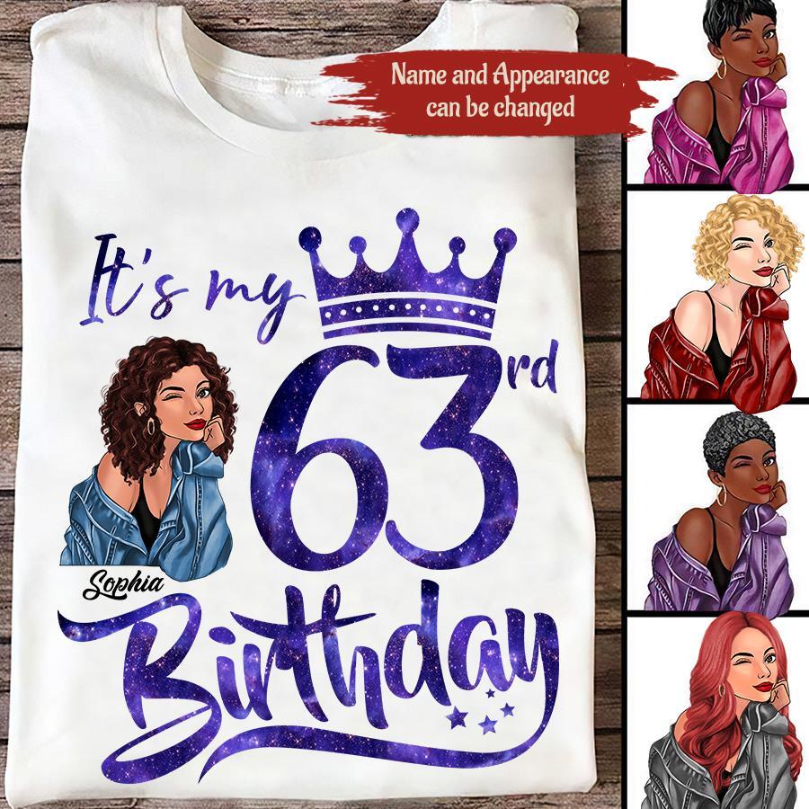 63rd Birthday Shirts, Custom Birthday Shirts, Turning 63 Shirt For Women, Turning 63 And Fabulous Shirt, 1959 Shirt, Best Gifts For Women Turning 63