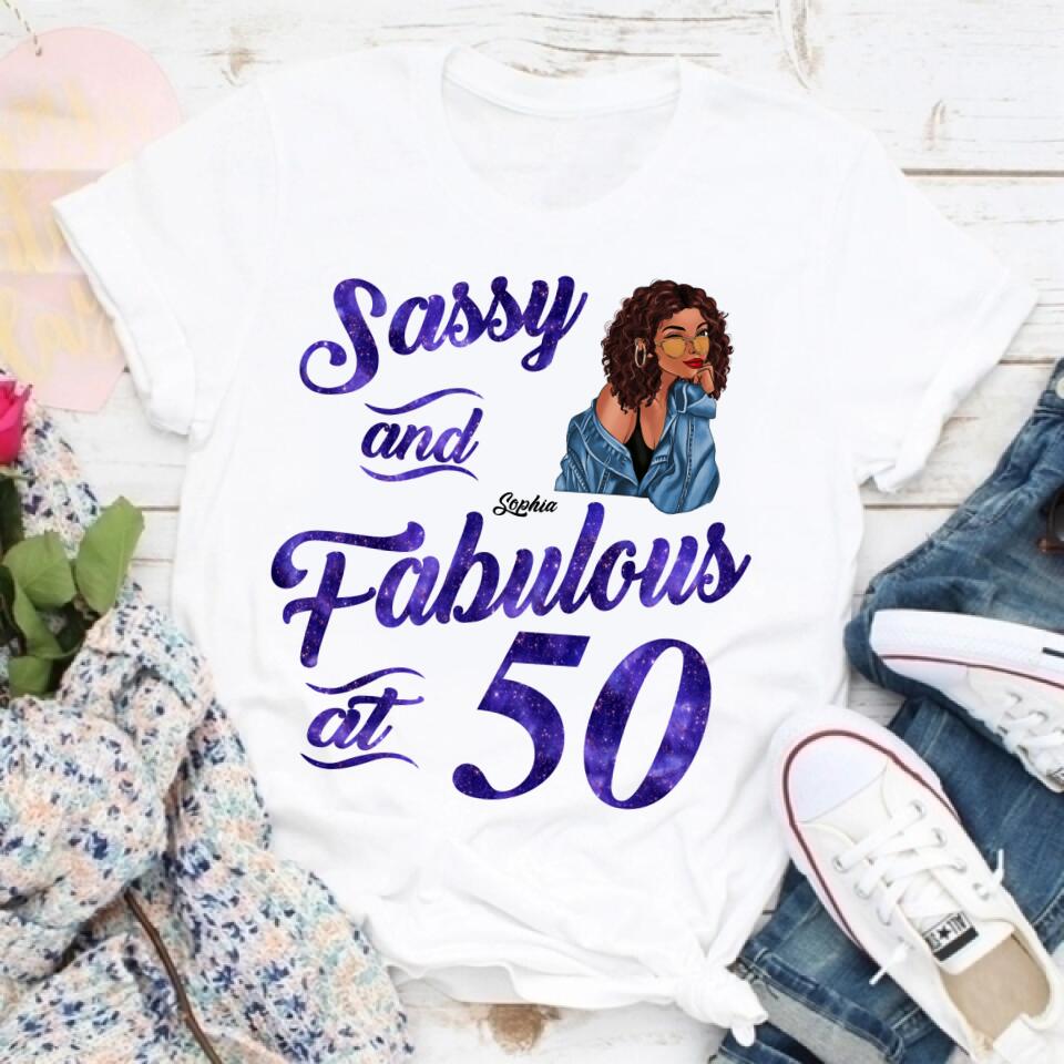50th Birthday Shirts, Custom Birthday Shirts, Turning 50 Shirt For Women, Turning 50 And Fabulous Shirt, 1972 Shirt, Best Gifts For Women Turning 50