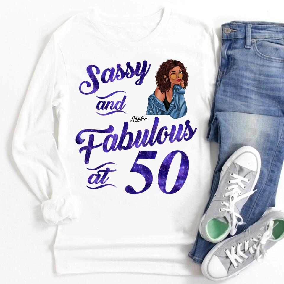 50th Birthday Shirts, Custom Birthday Shirts, Turning 50 Shirt For Women, Turning 50 And Fabulous Shirt, 1972 Shirt, Best Gifts For Women Turning 50