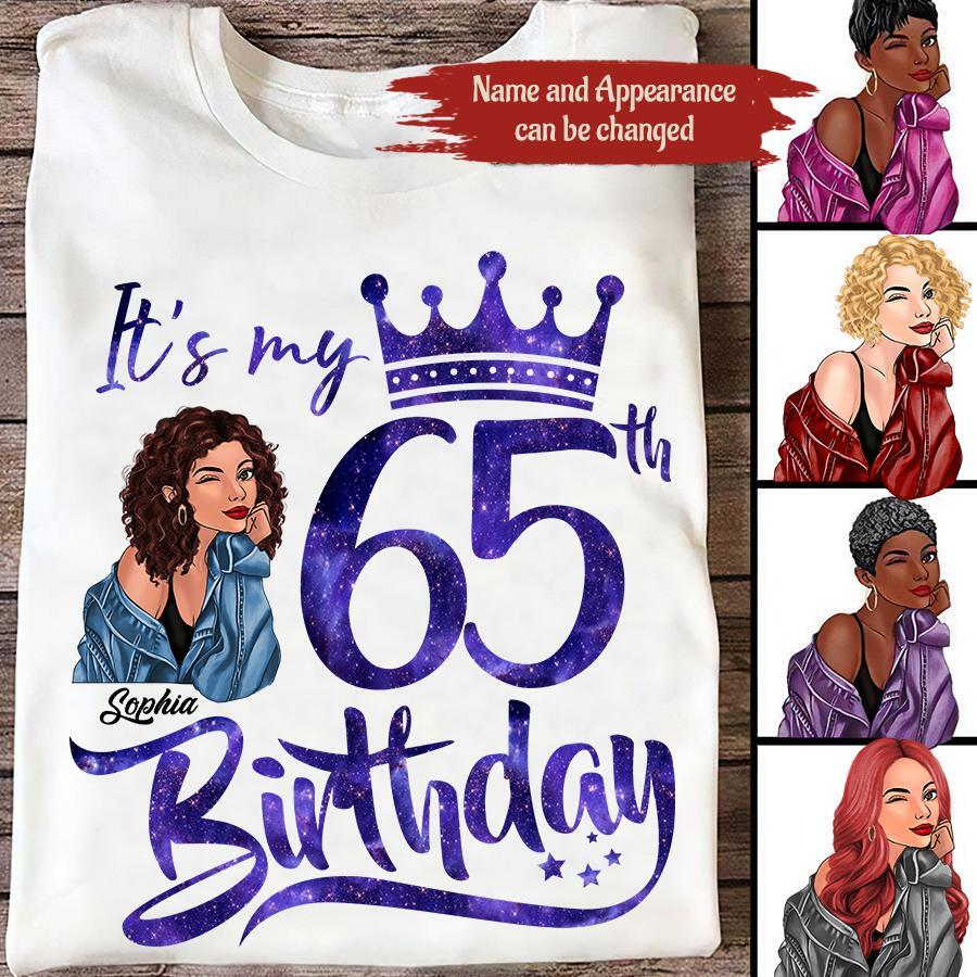 65th Birthday Shirts, Custom Birthday Shirts, Turning 65 Shirt For Women, Turning 65 And Fabulous Shirt, 1957 Shirt, Best Gifts For Women Turning 65