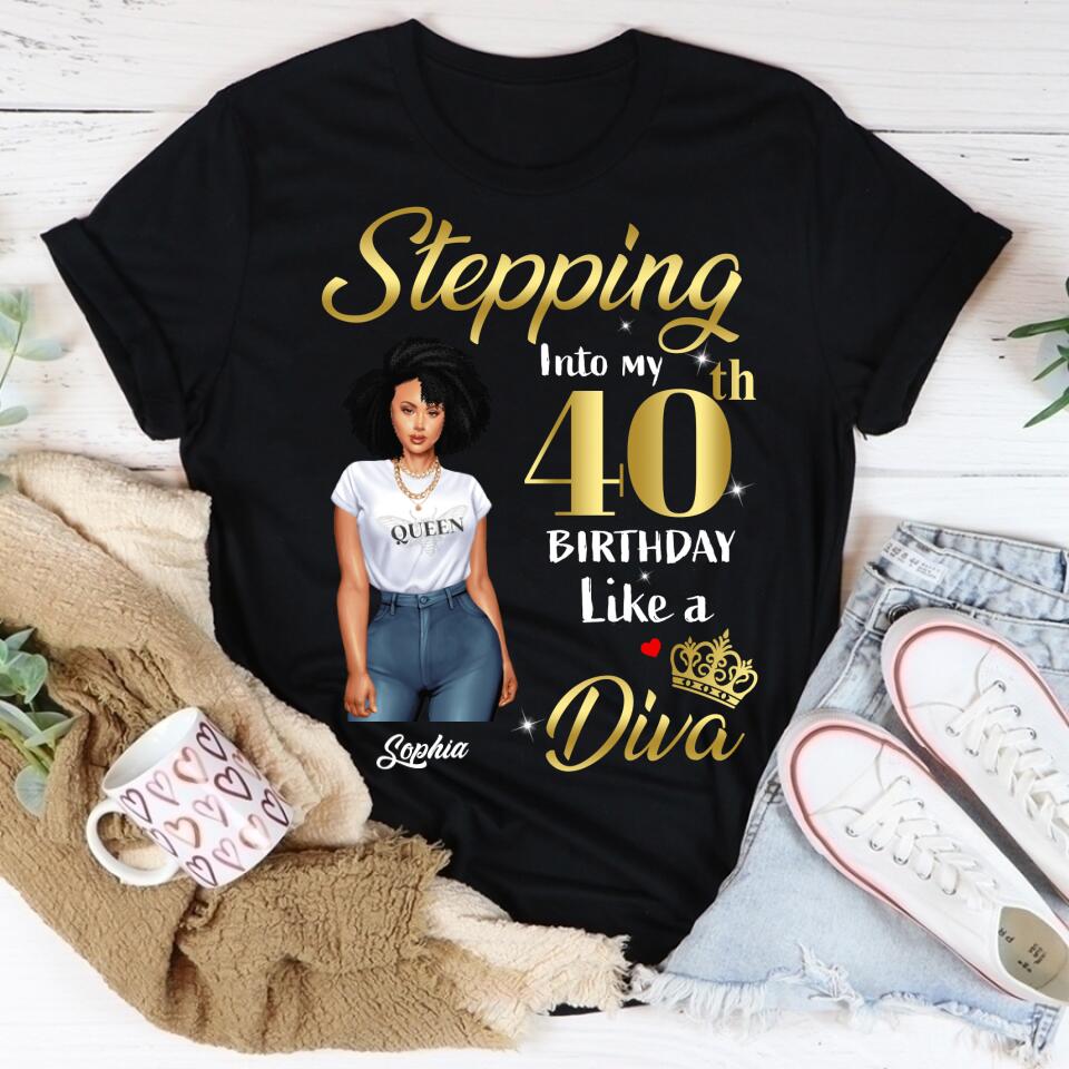 Chapter 40, Fabulous Since 1982 40th Birthday Unique T Shirt For Woman, Her Gifts For 40 Years Old , Turning 40 Birthday Cotton Shirt