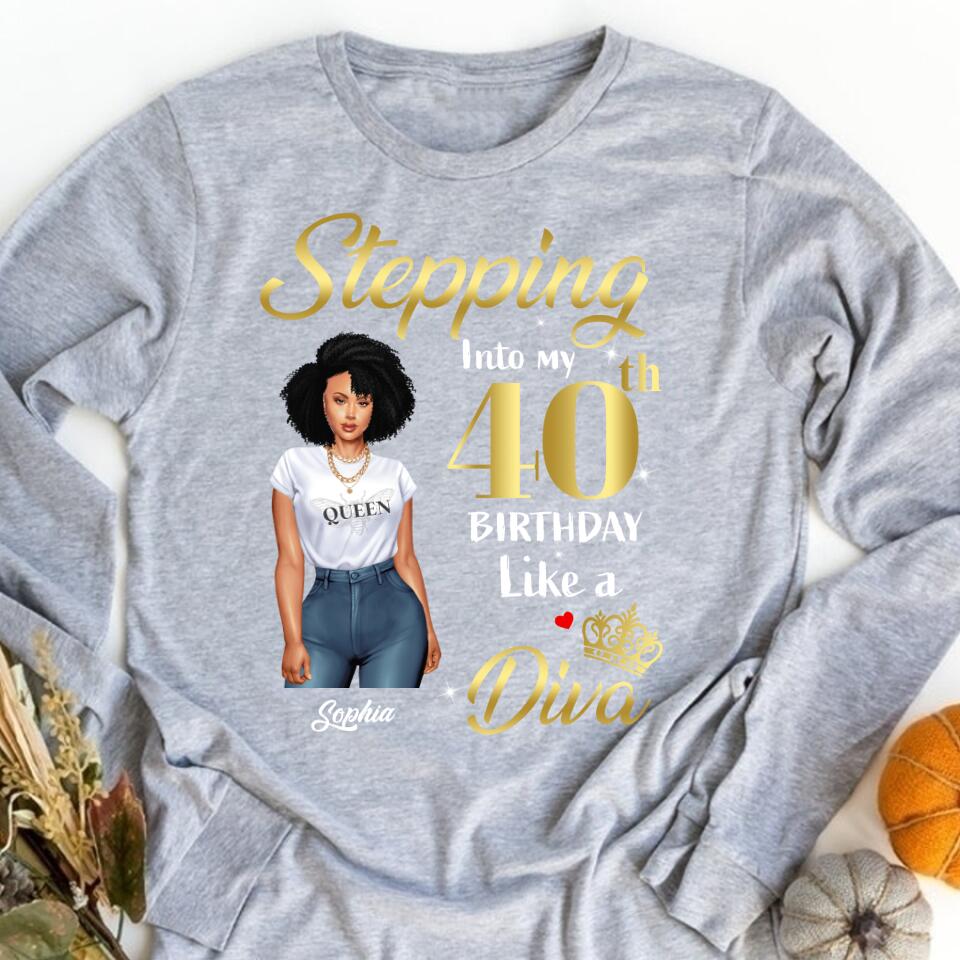 Chapter 40, Fabulous Since 1982 40th Birthday Unique T Shirt For Woman, Her Gifts For 40 Years Old , Turning 40 Birthday Cotton Shirt