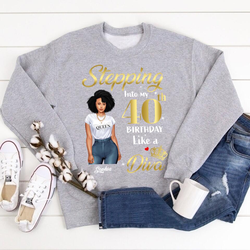 Chapter 40, Fabulous Since 1982 40th Birthday Unique T Shirt For Woman, Her Gifts For 40 Years Old , Turning 40 Birthday Cotton Shirt