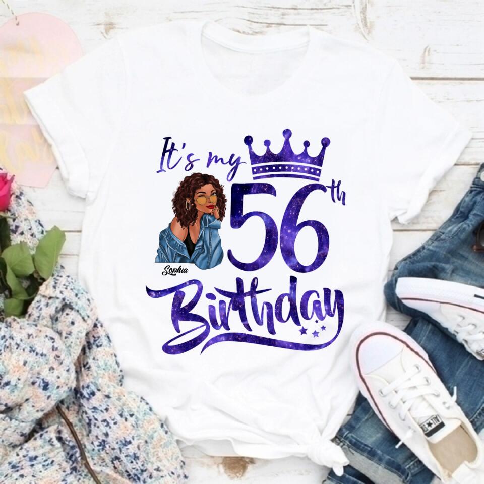 Chapter 56, Fabulous Since 1966 56th Birthday Unique T Shirt For Woman, Custom Birthday Shirt, Her Gifts For 56 Years Old , Turning 56 Birthday Cotton Shirt