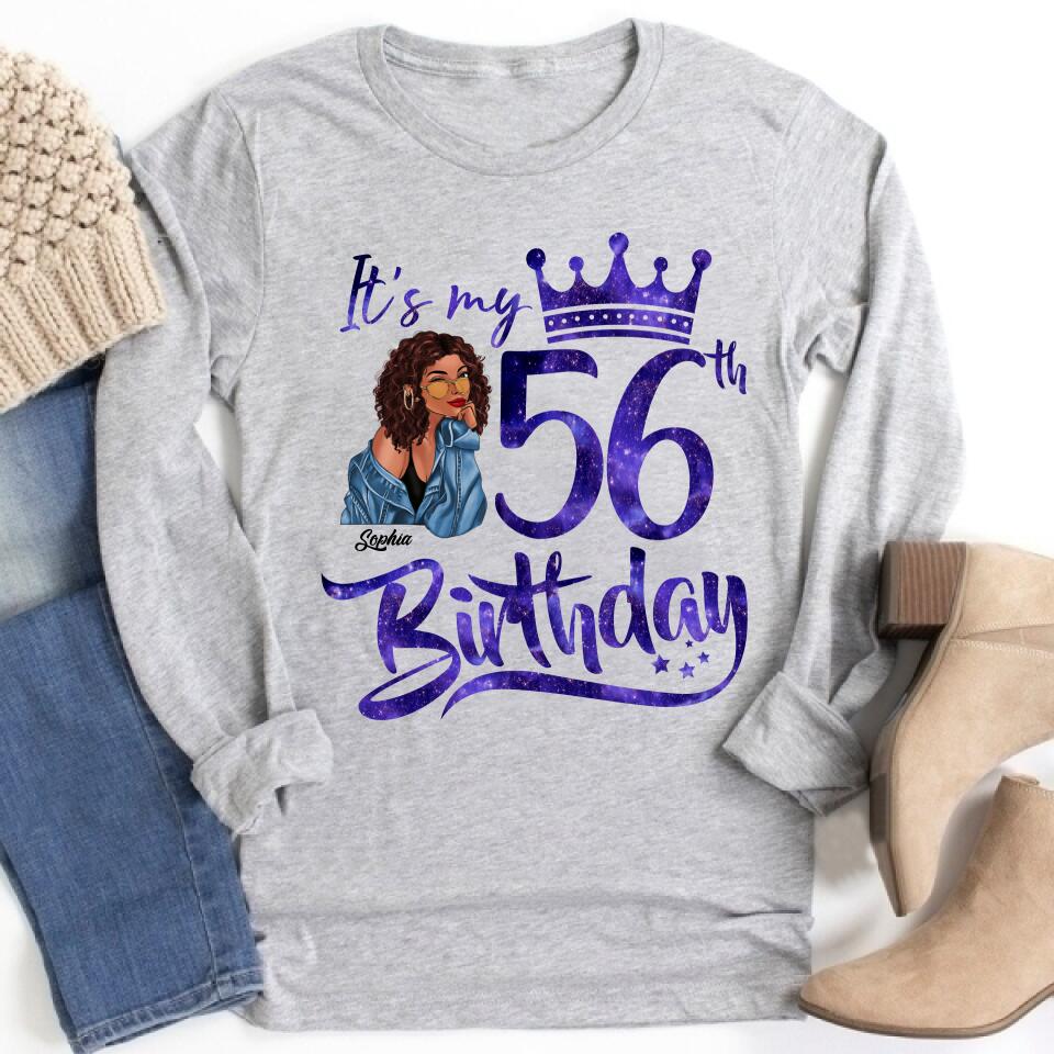 Chapter 56, Fabulous Since 1966 56th Birthday Unique T Shirt For Woman, Custom Birthday Shirt, Her Gifts For 56 Years Old , Turning 56 Birthday Cotton Shirt