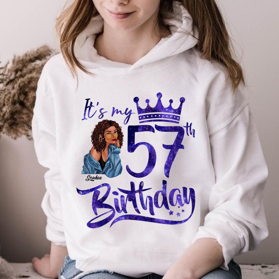 Chapter 57, Fabulous Since 1965 57th Birthday Unique T Shirt For Woman, Custom Birthday Shirt, Her Gifts For 57 Years Old , Turning 57 Birthday Cotton Shirt