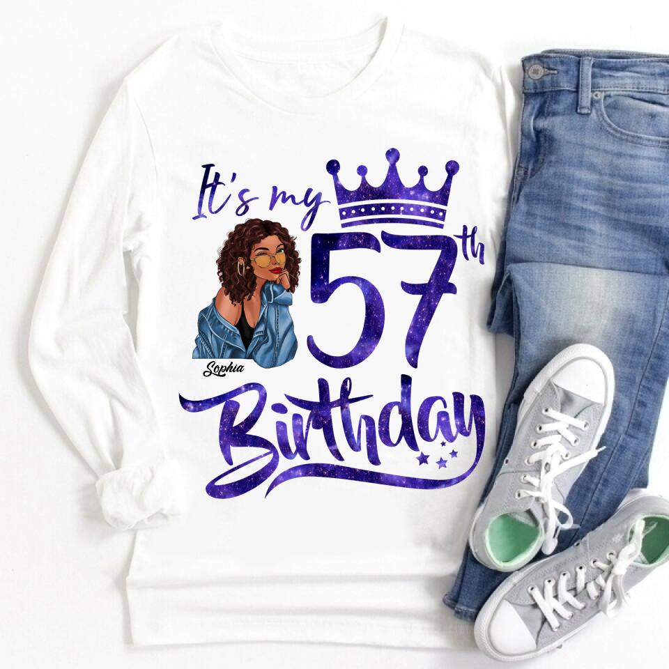 Chapter 57, Fabulous Since 1965 57th Birthday Unique T Shirt For Woman, Custom Birthday Shirt, Her Gifts For 57 Years Old , Turning 57 Birthday Cotton Shirt
