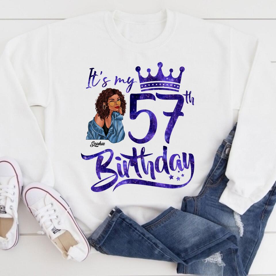 Chapter 57, Fabulous Since 1965 57th Birthday Unique T Shirt For Woman, Custom Birthday Shirt, Her Gifts For 57 Years Old , Turning 57 Birthday Cotton Shirt