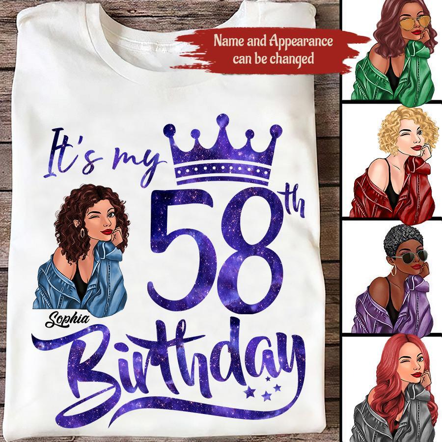 Chapter 58, Fabulous Since 1964 58th Birthday Unique T Shirt For Woman, Custom Birthday Shirt, Her Gifts For 58 Years Old , Turning 58 Birthday Cotton Shirt