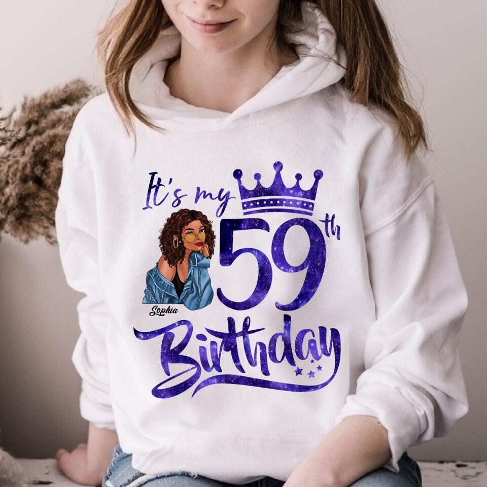 Chapter 59, Fabulous Since 1963 59th Birthday Unique T Shirt For Woman, Custom Birthday Shirt, Her Gifts For 59 Years Old , Turning 59 Birthday Cotton Shirt