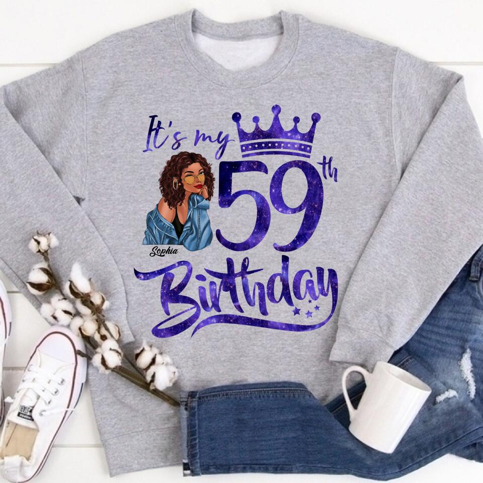 Chapter 59, Fabulous Since 1963 59th Birthday Unique T Shirt For Woman, Custom Birthday Shirt, Her Gifts For 59 Years Old , Turning 59 Birthday Cotton Shirt