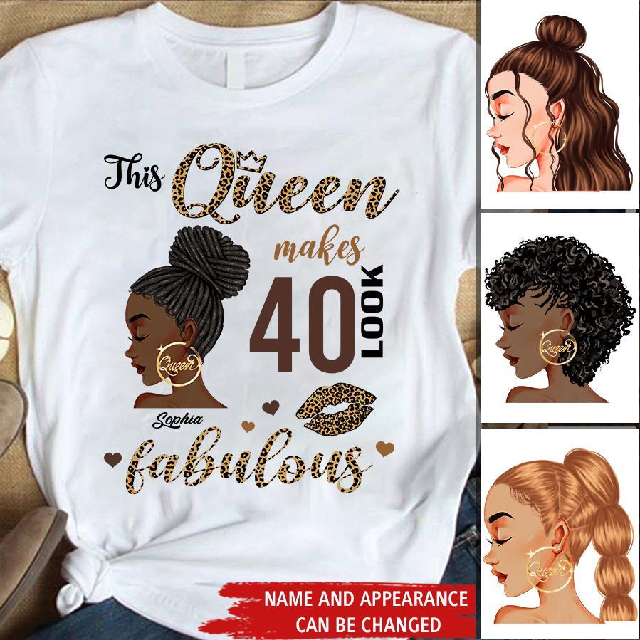 40th Birthday Shirts, Custom Birthday Shirts, Turning 40 Shirt, Gifts For Women Turning 40, 40 And Fabulous Shirt, 1982 Shirt, 40th Birthday Shirts For Her