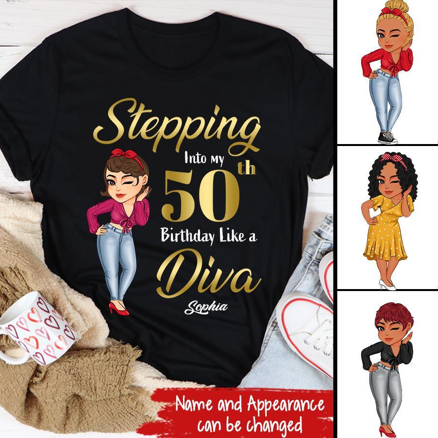 50th Birthday Shirts, Custom Birthday Shirts, Turning 50 Shirt, Gifts For Women Turning 50, 50 And Fabulous Shirt, 1972 Shirt, 50th Birthday Shirts For Her