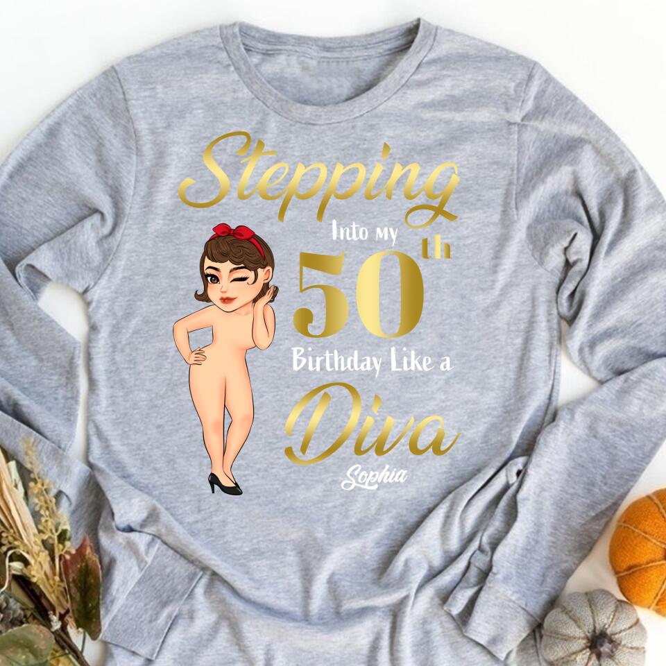 50th Birthday Shirts, Custom Birthday Shirts, Turning 50 Shirt, Gifts For Women Turning 50, 50 And Fabulous Shirt, 1972 Shirt, 50th Birthday Shirts For Her