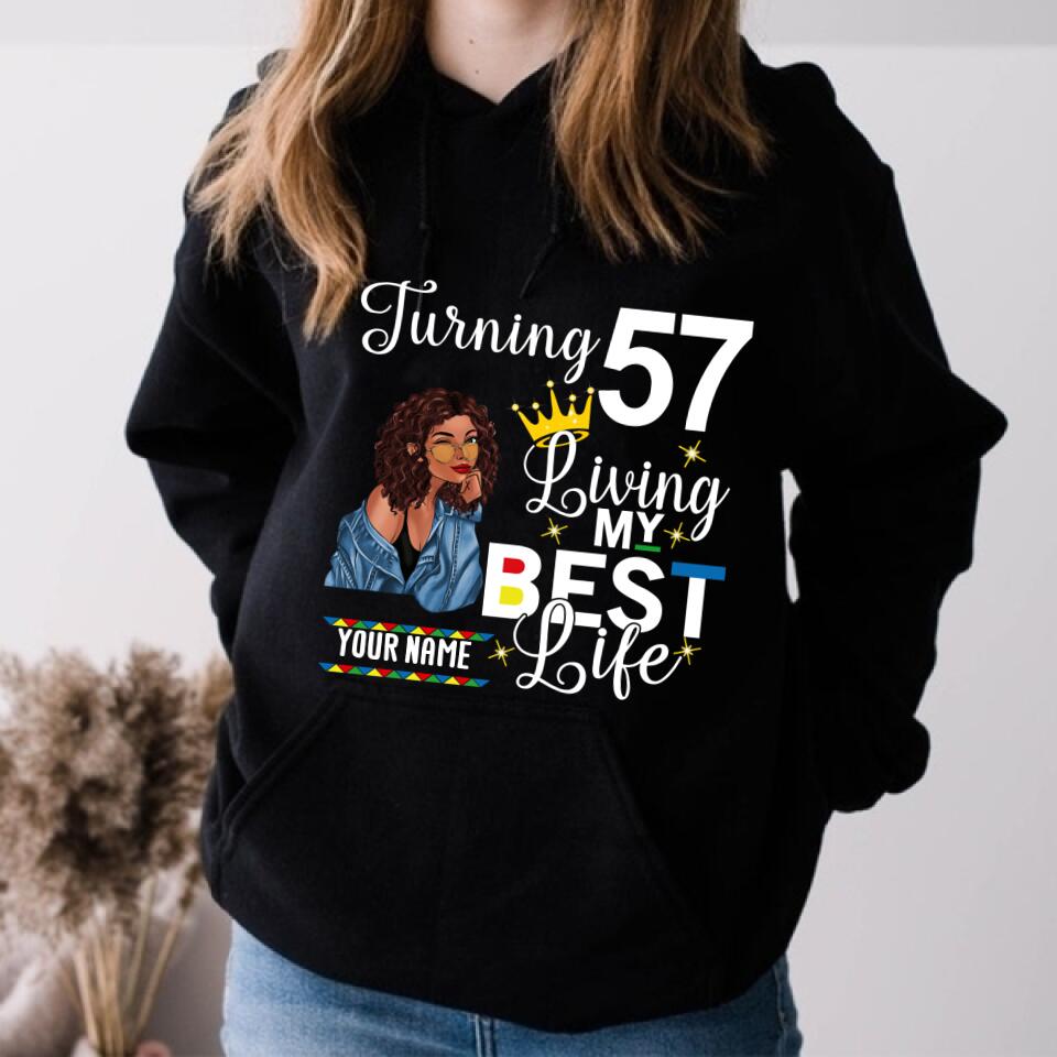 Custom Birthday Shirts, Chapter 57, Fabulous Since 1965 57th Birthday Unique T Shirt For Woman, Her Gifts For 57 Years Old, Turning 57 Birthday Cotton Shirt