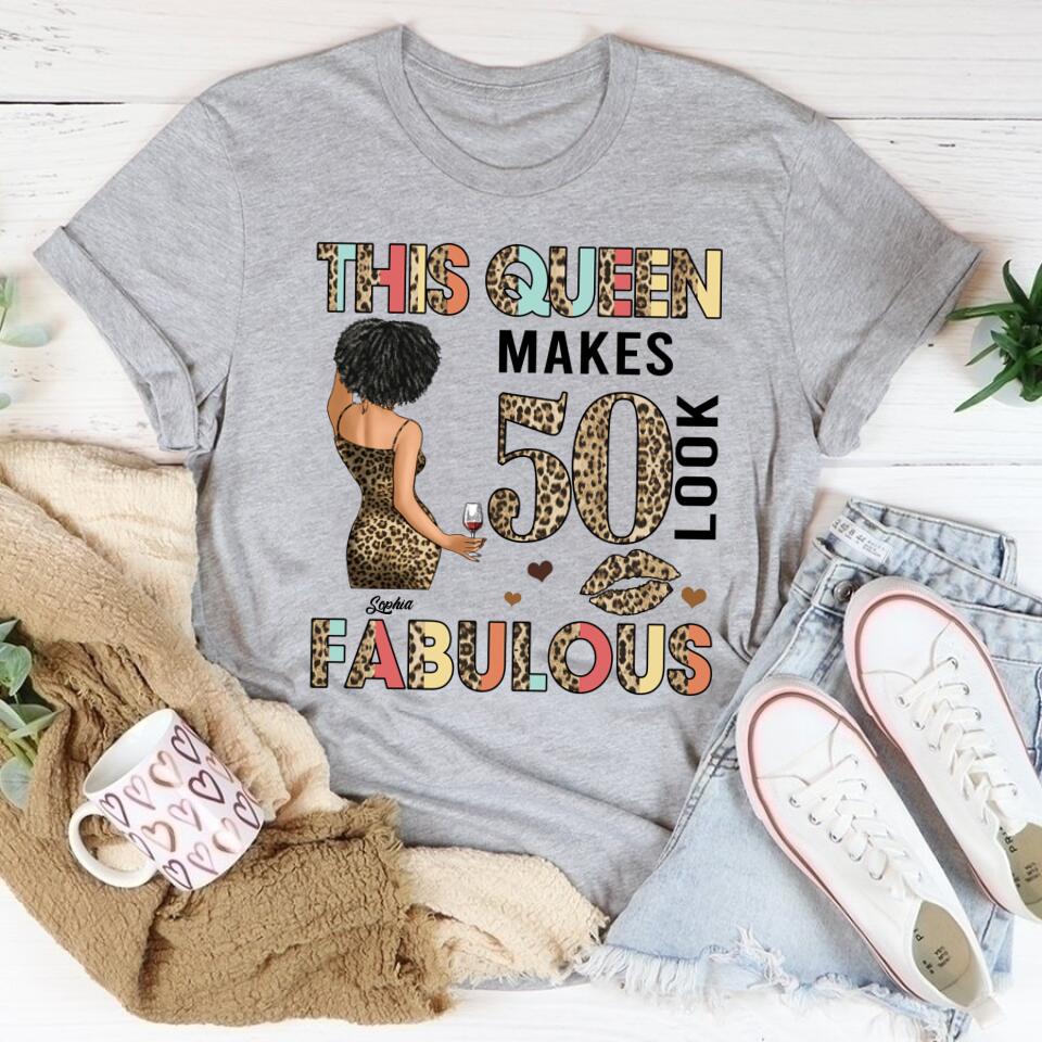 50th Birthday Shirts, Custom Birthday Shirts, Turning 50 Shirt, Gifts For Women Turning 50, 50 And Fabulous Shirt, 1972 Shirt, 50th Birthday Shirts For Her