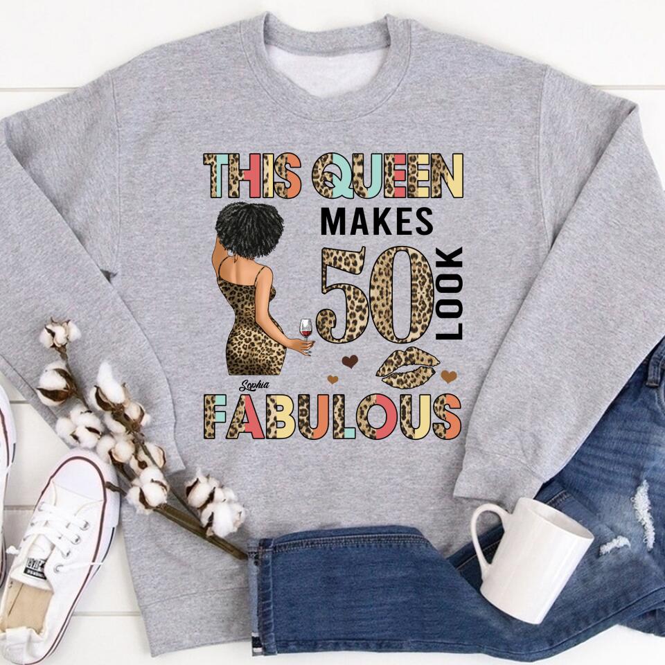 50th Birthday Shirts, Custom Birthday Shirts, Turning 50 Shirt, Gifts For Women Turning 50, 50 And Fabulous Shirt, 1972 Shirt, 50th Birthday Shirts For Her