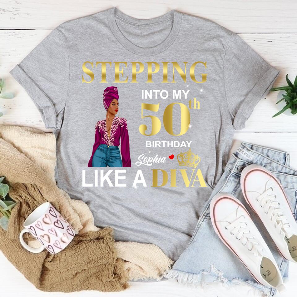 50th Birthday Shirts, Custom Birthday Shirts, Turning 50 Shirt, Gifts For Women Turning 50, 50 And Fabulous Shirt, 1972 Shirt, 50th Birthday Shirts For Her