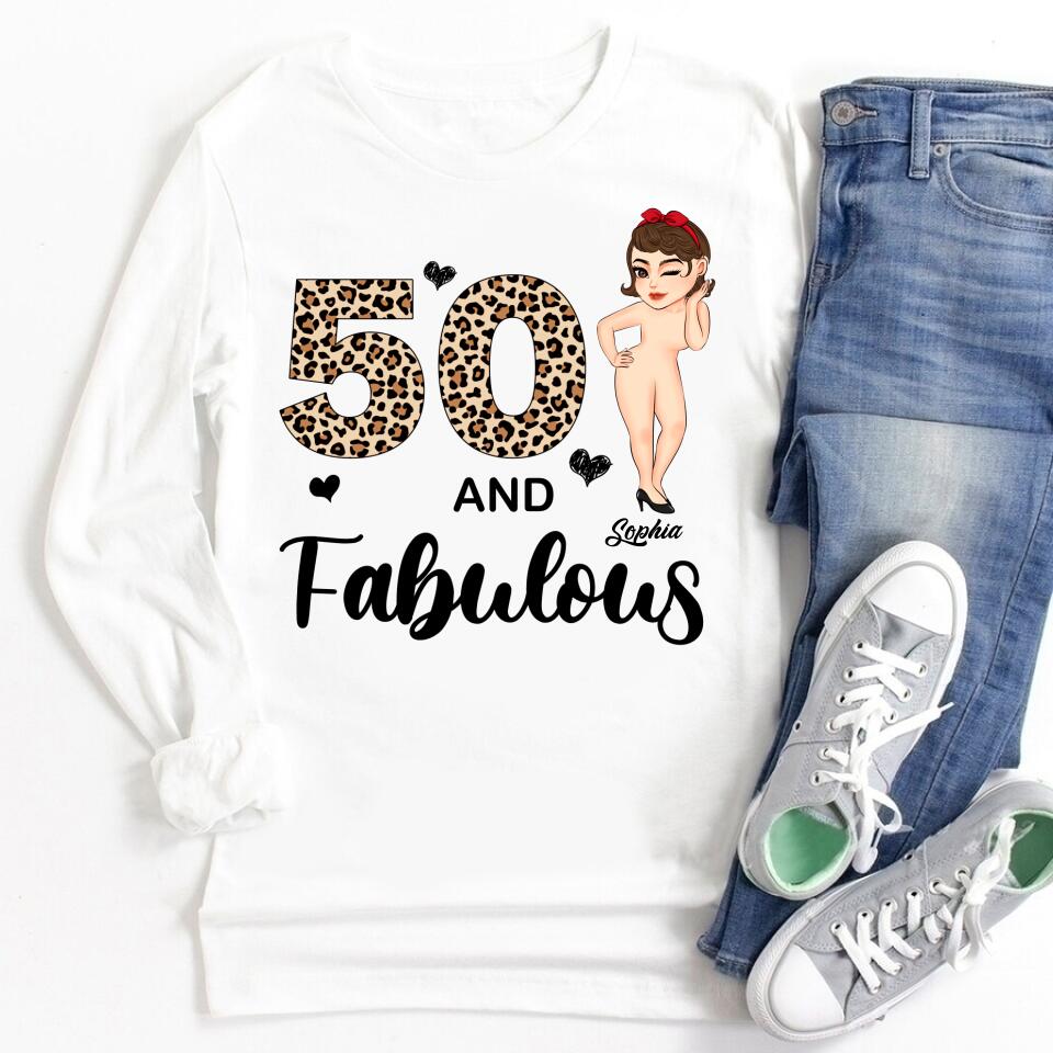 50th Birthday Shirts, Custom Birthday Shirts, Turning 50 Shirt, Gifts For Women Turning 50, 50 And Fabulous Shirt, 1972 Shirt, 50th Birthday Shirts For Her