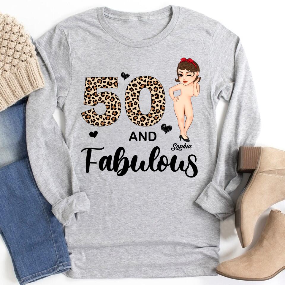 50th Birthday Shirts, Custom Birthday Shirts, Turning 50 Shirt, Gifts For Women Turning 50, 50 And Fabulous Shirt, 1972 Shirt, 50th Birthday Shirts For Her