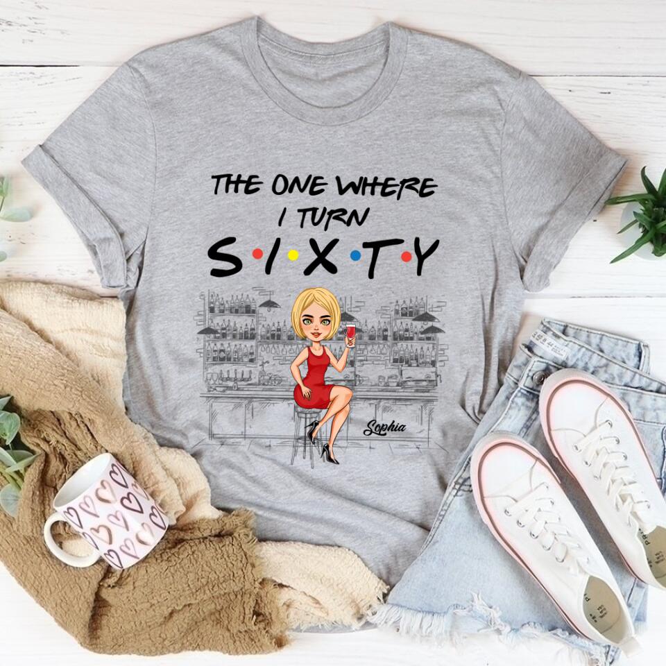 Sixty Shirt, Stepping Into My 60th Birthday Like A Boss, 60th Birthday Unique Gifts For Woman, 60th Birthday Ideas, Turning 60 Years Old Cotton Shirt