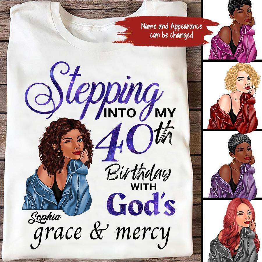 Chapter 40, Fabulous Since 1986 40th Birthday Unique T Shirt For Woman, Custom Birthday Shirt, Her Gifts For 40 Years Old , Turning 40 Birthday Cotton Shirt