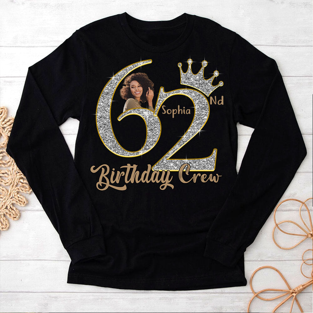 62nd Birthday Shirts, Custom Photo Birthday Shirts, Turning 62 Shirt, Gifts For Women Turning 62, 62 And Fabulous Shirt, 62nd Birthday Shirts For Her-YPT-HCT