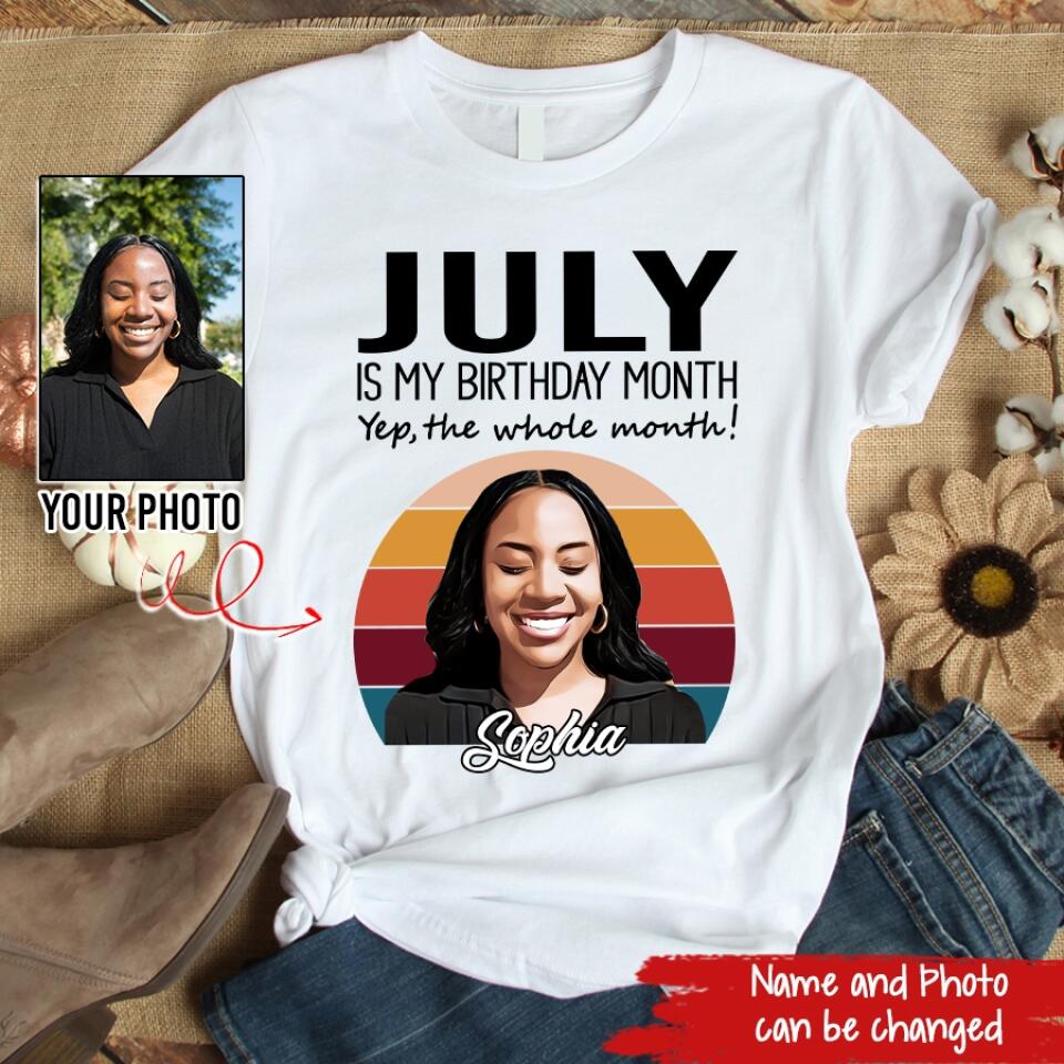 July Birthday Shirt, Custom Birthday Shirt, Queens Born In July, July Birthday Shirts For Woman, July Birthday Gifts