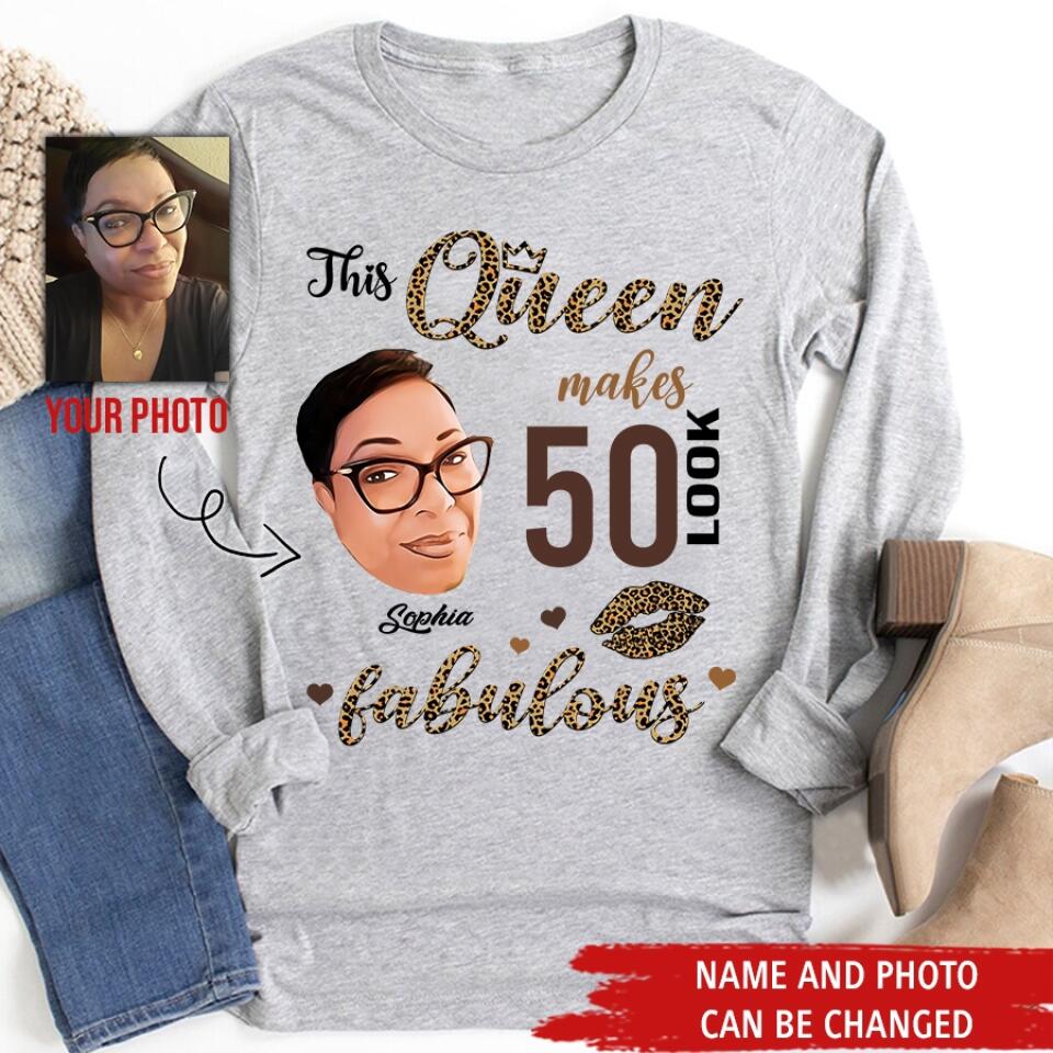 50th Birthday Shirts, Custom Birthday Shirts, Turning 50 Shirt, Gifts For Women Turning 50, 50 And Fabulous Shirt, 1972 Shirt, 50th Birthday Shirts For Her