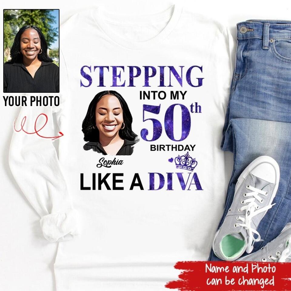 50th Birthday Shirts, Custom Birthday Shirts, Turning 50 Shirt, Gifts For Women Turning 50, 50 And Fabulous Shirt, 1975 Shirt, 50th Birthday Shirts For Her