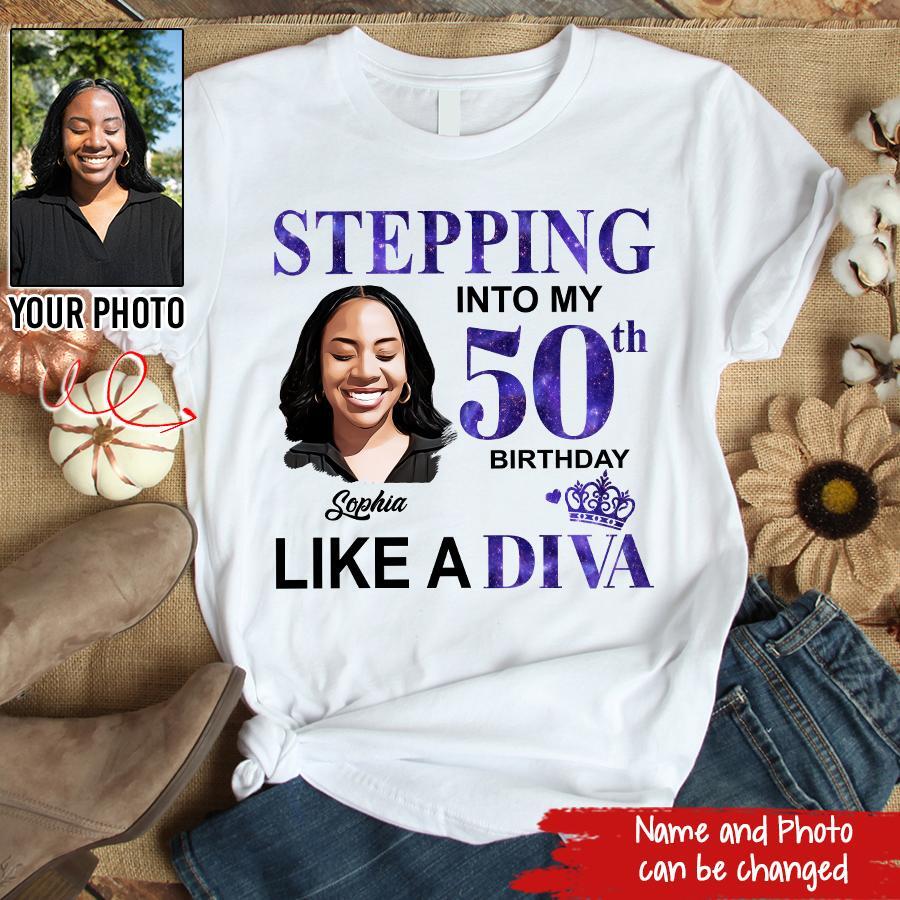 50th Birthday Shirts, Custom Birthday Shirts, Turning 50 Shirt, Gifts For Women Turning 50, 50 And Fabulous Shirt, 1975 Shirt, 50th Birthday Shirts For Her