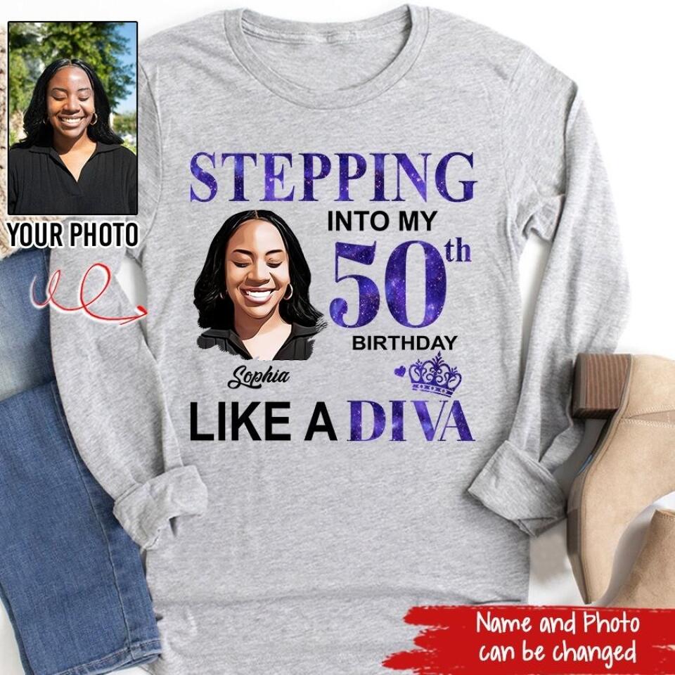 50th Birthday Shirts, Custom Birthday Shirts, Turning 50 Shirt, Gifts For Women Turning 50, 50 And Fabulous Shirt, 1975 Shirt, 50th Birthday Shirts For Her