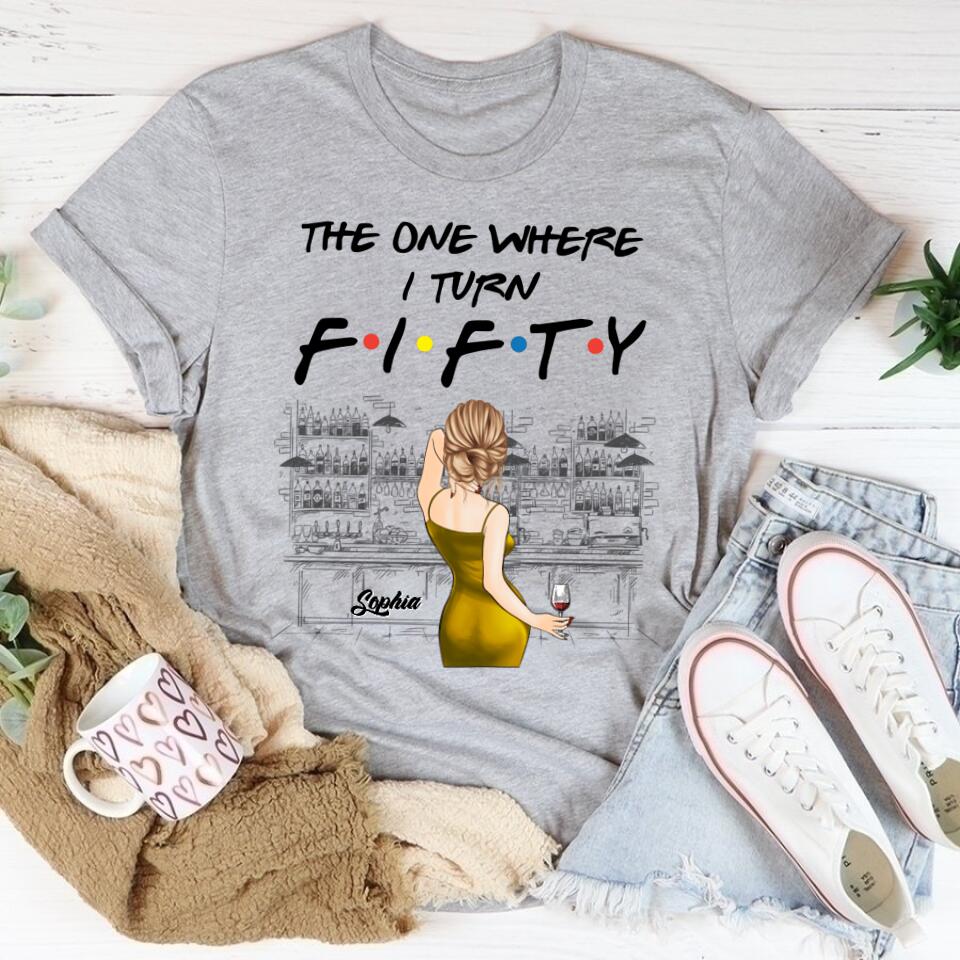 50th Birthday Shirts, Custom Birthday Shirts, Turning 50 Shirt, Gifts For Women Turning 50, 50 And Fabulous Shirt, 1975 Shirt, 50th Birthday Shirts For Her