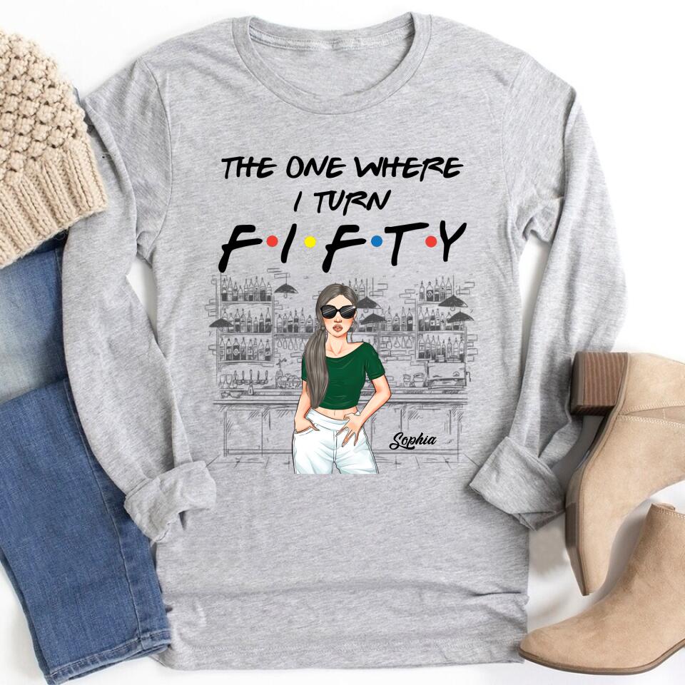 Hello Fifty Shirt - 50th Birthday Shirts, Custom Birthday Shirts, Turning 50 Shirt, Gifts For Women Turning 50, 50 And Fabulous Shirt, 1972 Shirt, 50th Birthday Shirts For Her