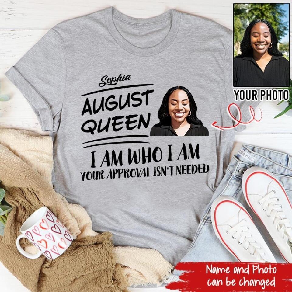 August Birthday Shirt, Custom Birthday Shirt, Queens Born In August, August Birthday Shirts For Woman, August Birthday Gifts