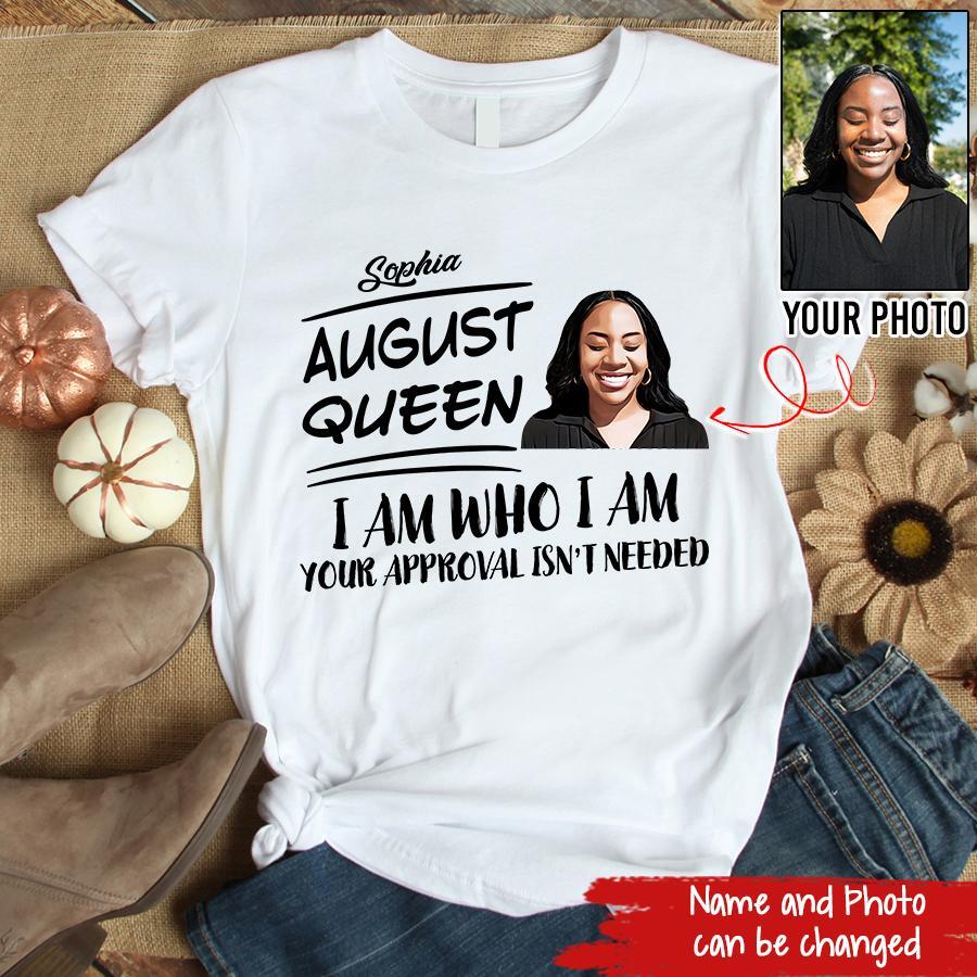August Birthday Shirt, Custom Birthday Shirt, Queens Born In August, August Birthday Shirts For Woman, August Birthday Gifts