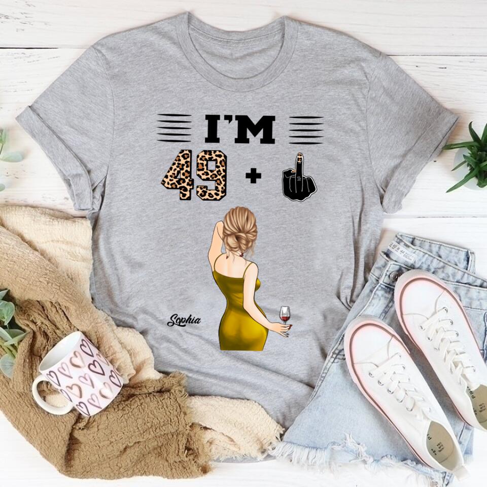 I&#39;m 50 Shirt Vintage 1972 Shirt, Custom Birthday Shirt, 50th Birthday Unique Gifts For Woman, 50th Birthday Ideas, Turning 50 Years Old Cotton Shirt