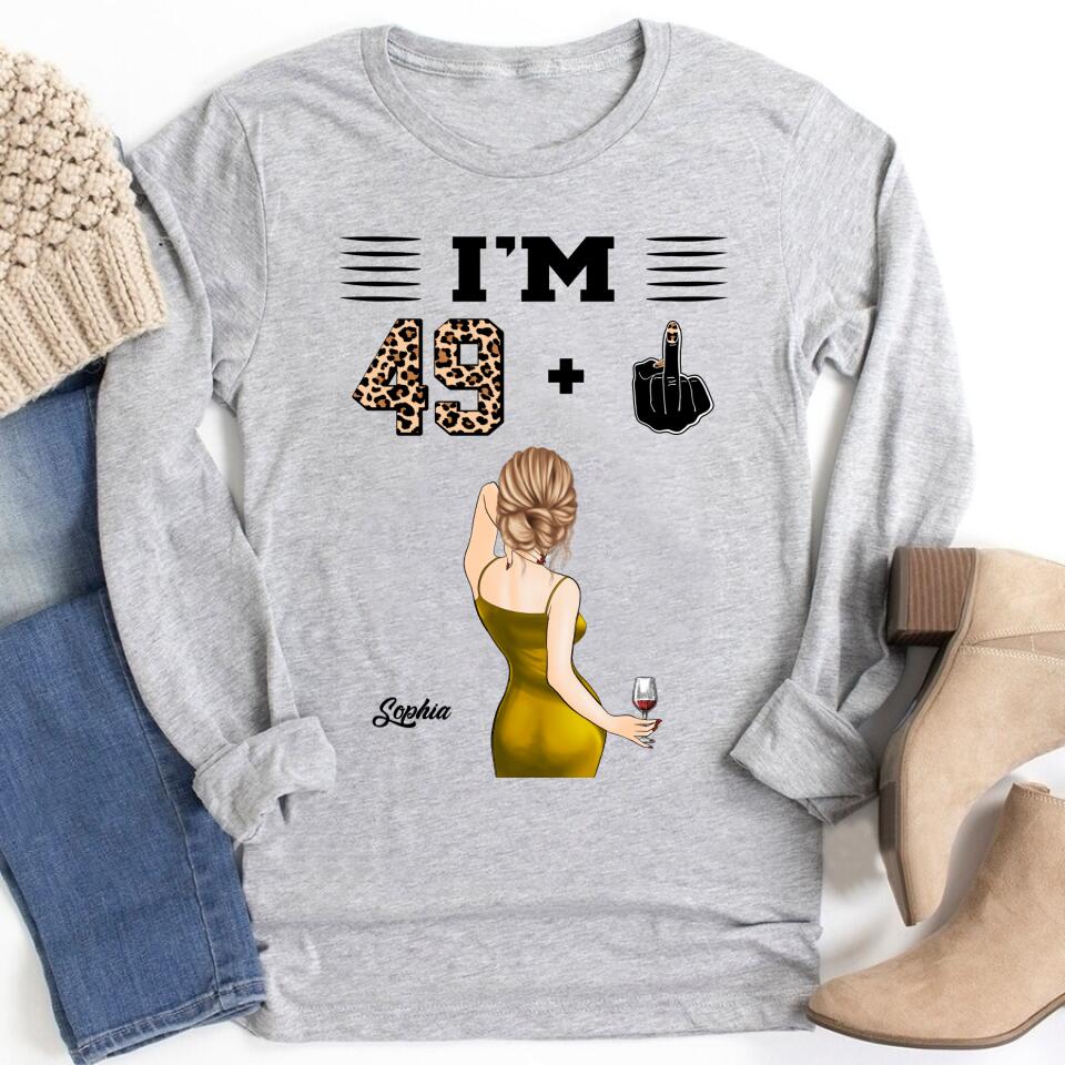 I&#39;m 50 Shirt Vintage 1972 Shirt, Custom Birthday Shirt, 50th Birthday Unique Gifts For Woman, 50th Birthday Ideas, Turning 50 Years Old Cotton Shirt