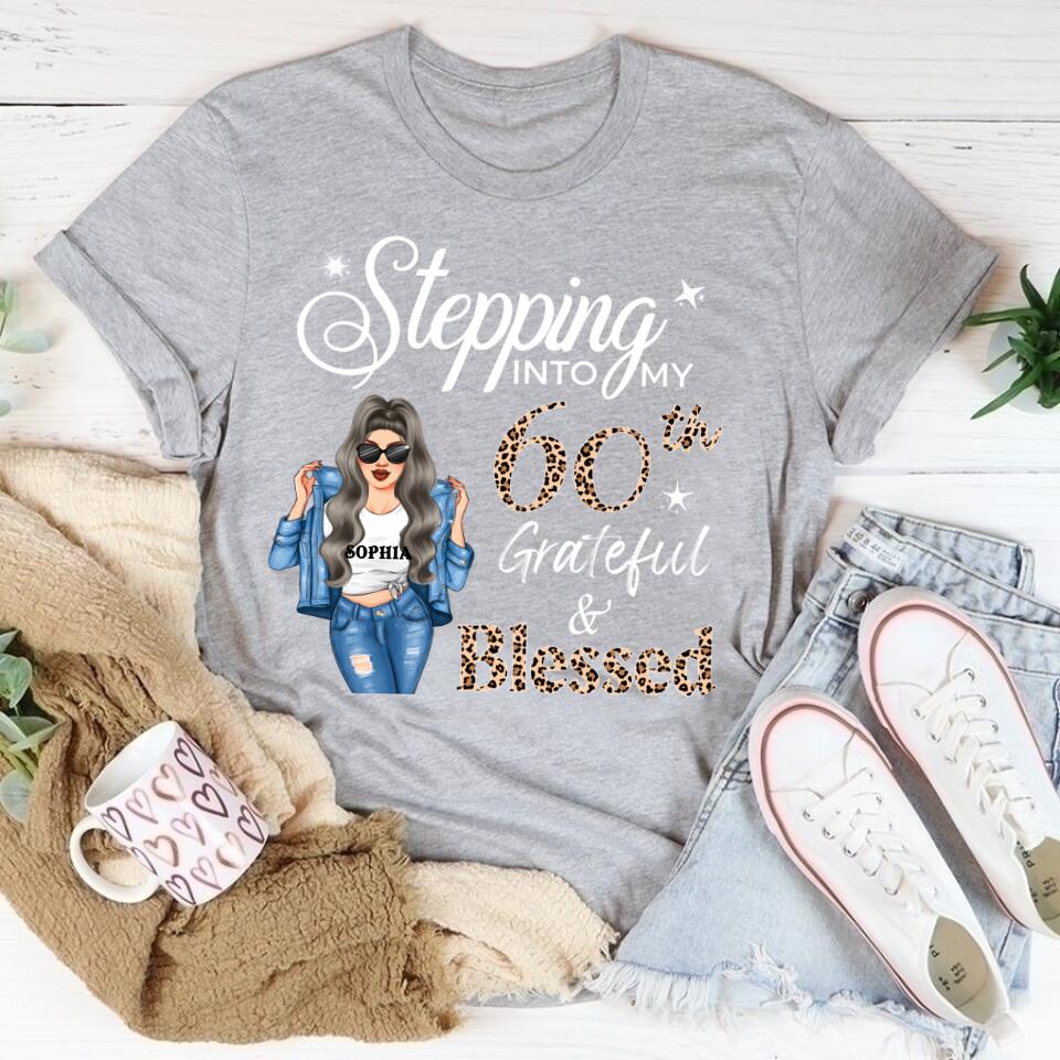 Stepping Into My 60th Birthday, Vintage 1962 Shirt, 60th Birthday Unique Gifts For Woman, 60th Birthday Ideas, Turning 60 Years Old Cotton Shirt