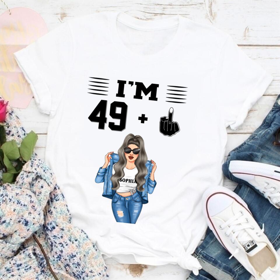 I'm 50 Shirt Vintage 1972 Shirt, Custom Birthday Shirt, 50th Birthday Unique Gifts For Woman, 50th Birthday Ideas, Turning 50 Years Old Cotton Shirt