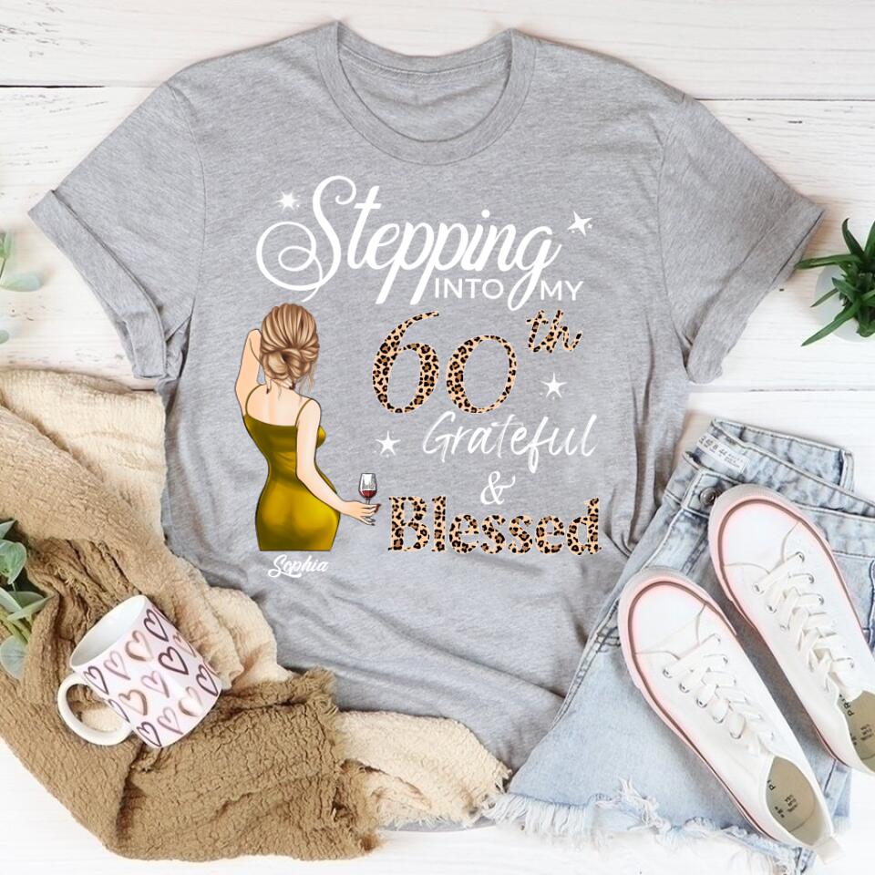 Stepping Into My 60th Birthday, Vintage 1962 Shirt, 60th Birthday Unique Gifts For Woman, 60th Birthday Ideas, Turning 60 Years Old Cotton Shirt