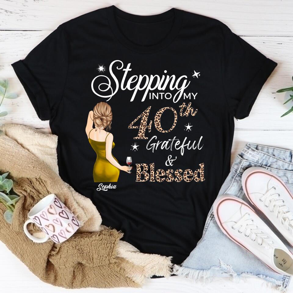 Stepping Into My 40th Birthday, Vintage 1983 Shirt, 40th Birthday Unique Gifts For Woman, 40th Birthday Ideas, Turning 40 Years Old Cotton Shirt