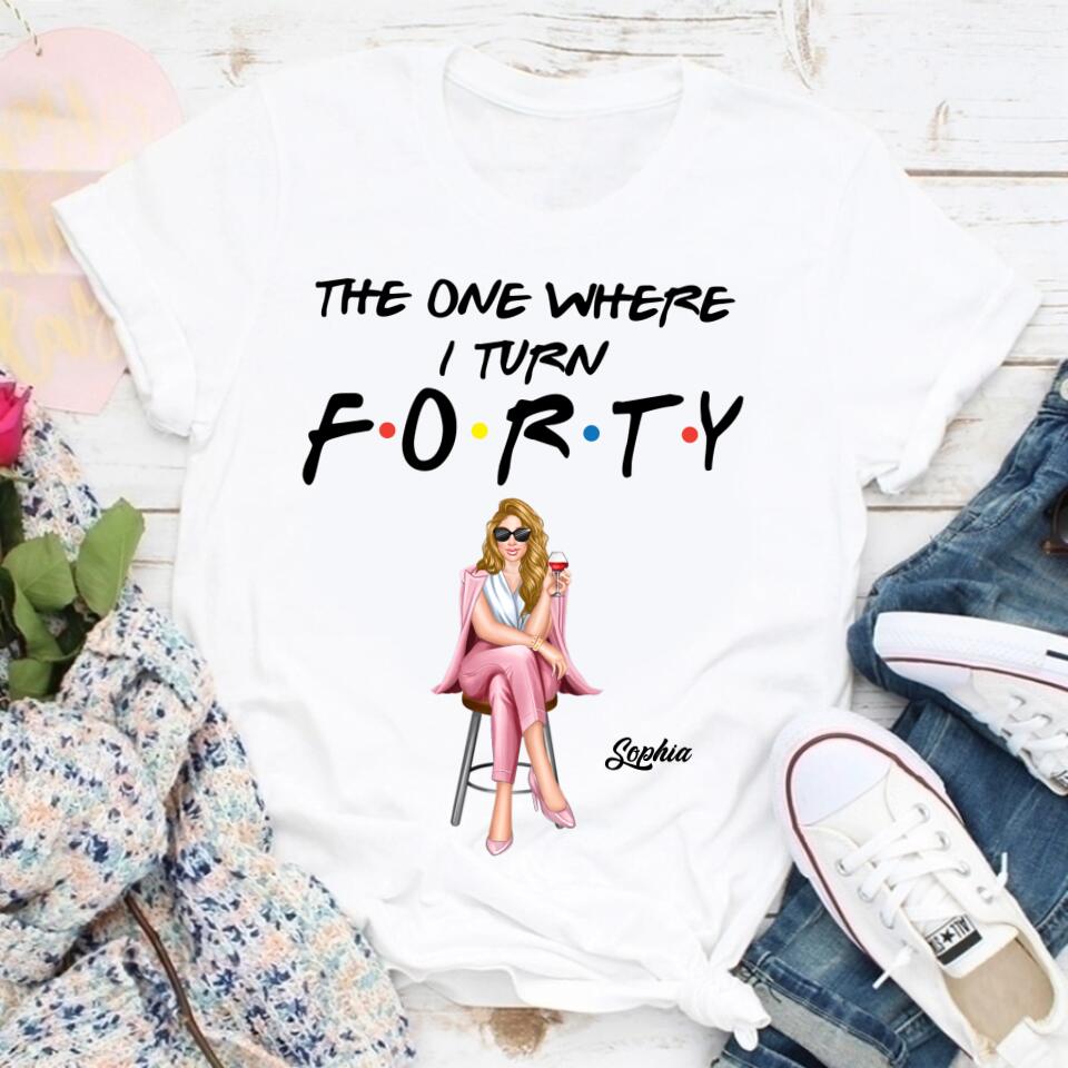 40th Birthday Shirts, Custom Birthday Shirts, Turning 40 Shirt, Gifts For Women Turning 40, 40 And Fabulous Shirt, 1982 Shirt, 40th Birthday Shirts For Her