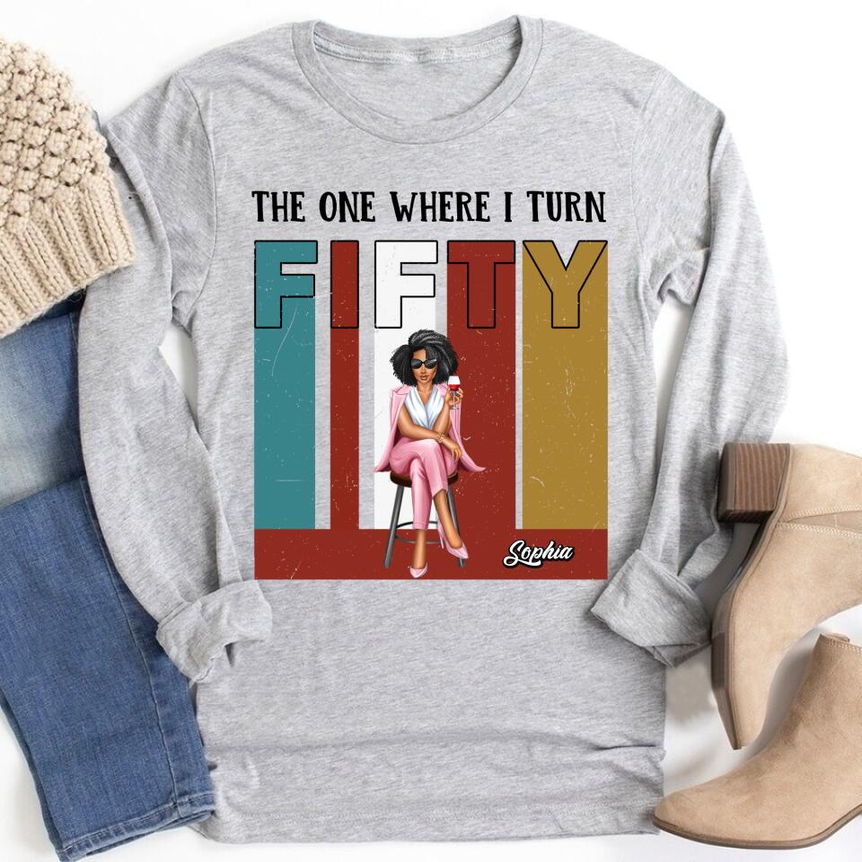 50th Birthday Shirts, Custom Birthday Shirts, Turning 50 Shirt, Gifts For Women Turning 50, 50 And Fabulous Shirt, 1972 Shirt, 50th Birthday Shirts For Her