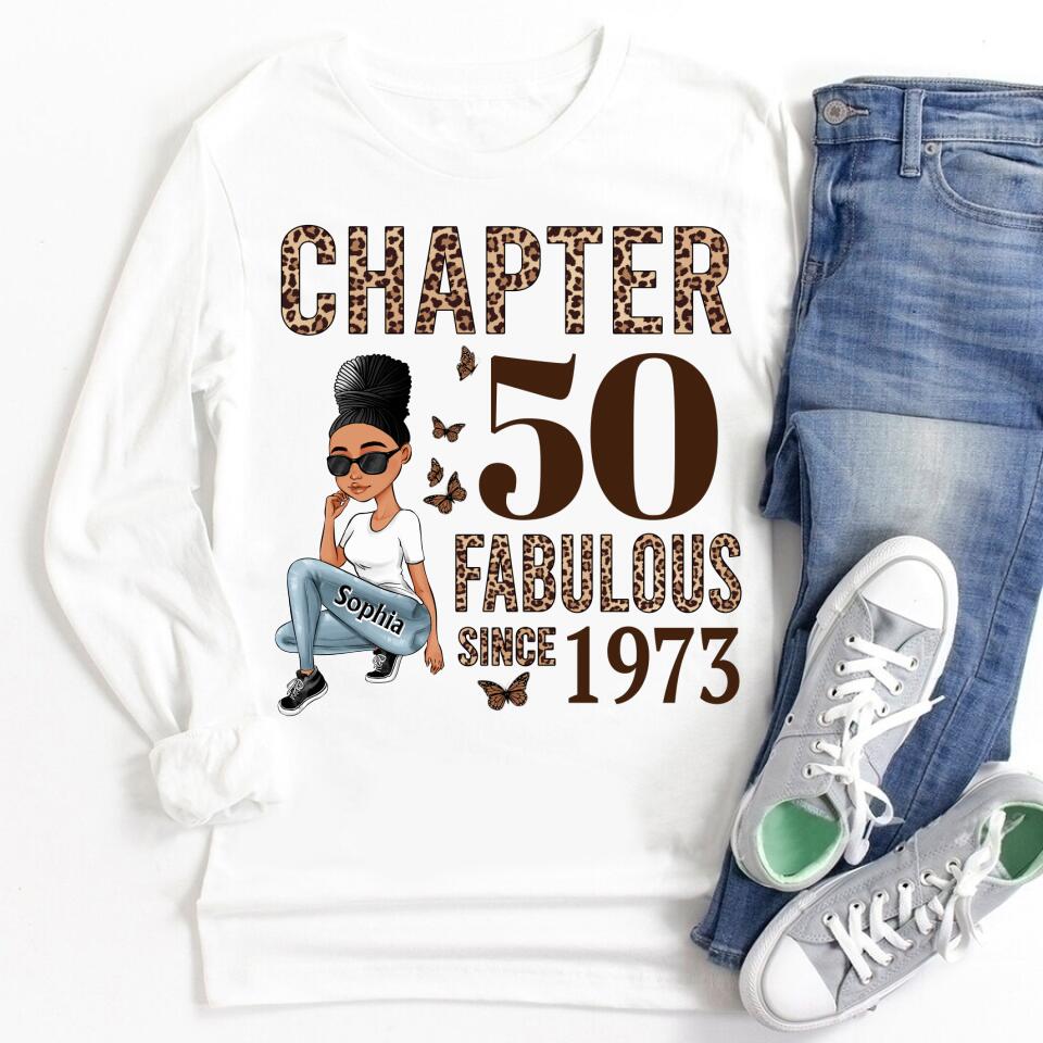 50th Birthday Shirts, Custom Birthday Shirts, Turning 50 Shirt, Gifts For Women Turning 50, 50 And Fabulous Shirt, 1973 Shirt, 50th Birthday Shirts For Her