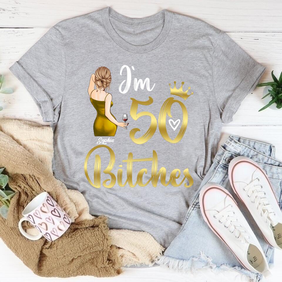 50th Birthday Shirts, Custom Birthday Shirts, Turning 50 Shirt, Gifts For Women Turning 50, 50 And Fabulous Shirt, 1972 Shirt, 50th Birthday Shirts For Her