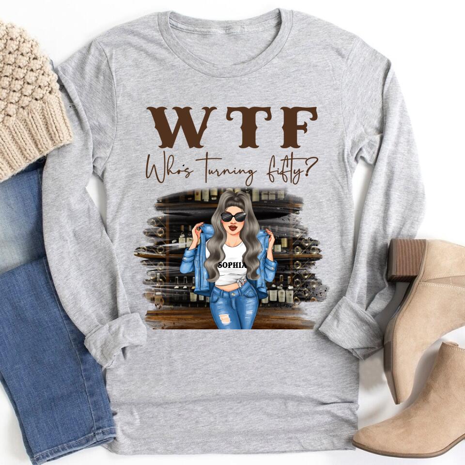 50th Birthday Shirts, Custom Birthday Shirts, Gifts For Women Turning 50, 50 And Fabulous Shirt, 50th Birthday Shirts For Her