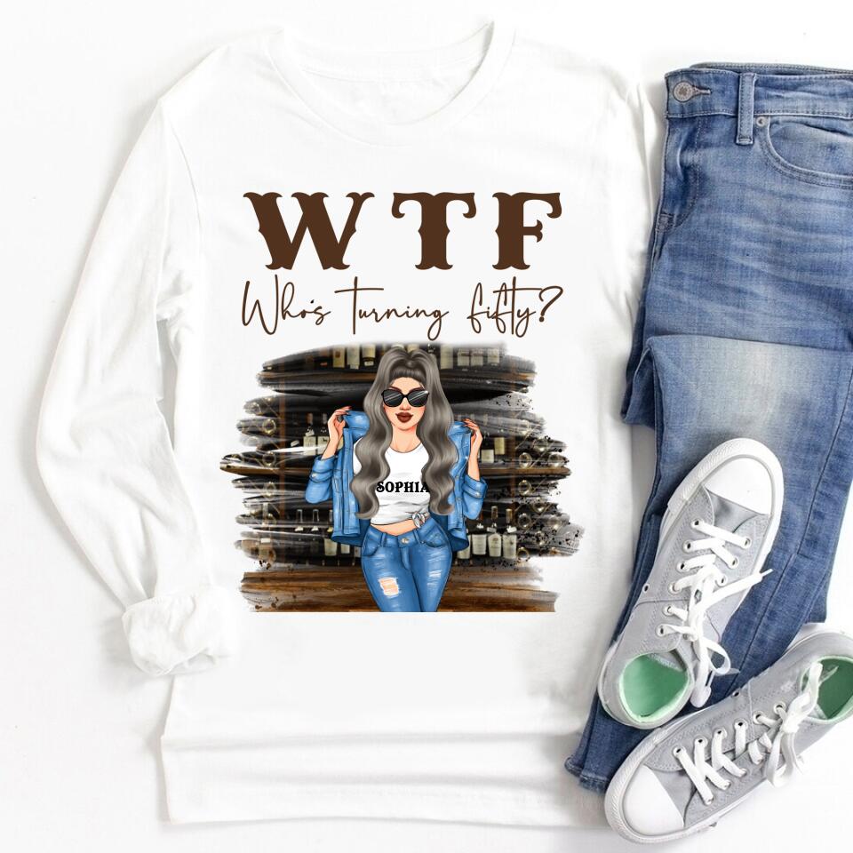 50th Birthday Shirts, Custom Birthday Shirts, Gifts For Women Turning 50, 50 And Fabulous Shirt, 50th Birthday Shirts For Her